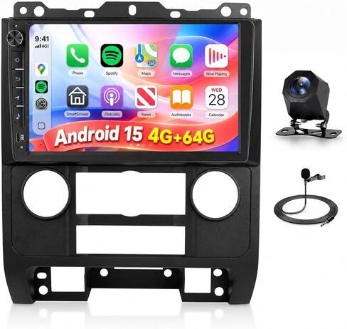Rimoody 4G+64G Car Stereo for Ford Escape 2007-2012 Physical Buttons in Kuwait