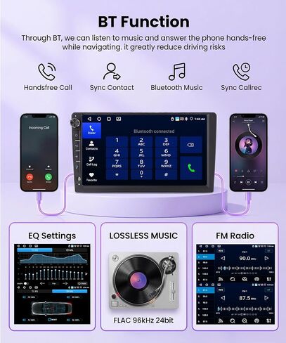 Rimoody 4G+64G Car Stereo for Ford Escape 2007-2012 Physical Buttons in Kuwait