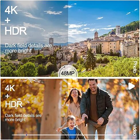 4K Digital Camera for Photography and Video 48MP Vlogging 52mm Wide Angle 16X Zoom 3.0 Inch Screen in Saudi Arabia