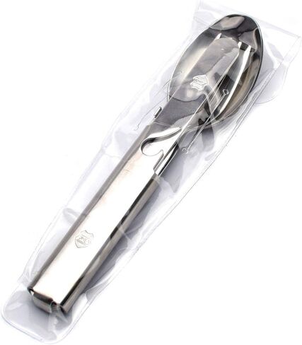 Original Hungarian army cutlery set 4 pieces. Eating utensils military issue spoon fork knife kit flatware multi-tool Camping bottle can opener stainless steel NEW in Saudi Arabia