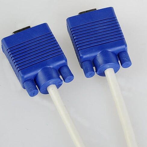 0.2m Long VGA Male to Double Female Adapter Cable 1080P Video Converter Cord Line Easy Installation and Flexible Use in Saudi Arabia