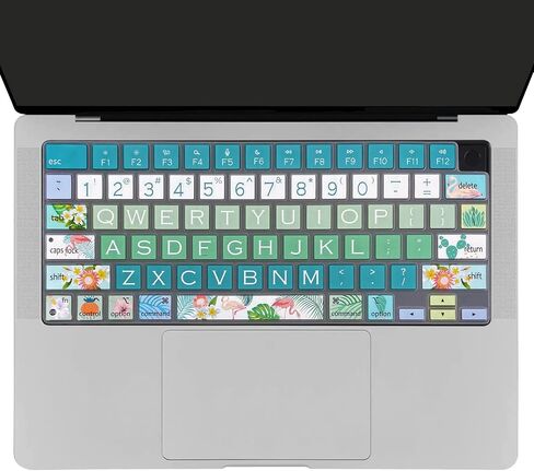 Keyboard Cover for MacBook Pro 14''/16'' (A2442 A2779 A2918 A2992 A2485 A2780 A2991) M1 M2 M3 Pro/Max, MacBook Air 13.6''/15'' (A2941 A3114 A2681 A3113) M2 M3, Flamingo in Saudi Arabia