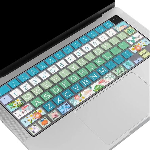 Keyboard Cover for MacBook Pro 14''/16'' (A2442 A2779 A2918 A2992 A2485 A2780 A2991) M1 M2 M3 Pro/Max, MacBook Air 13.6''/15'' (A2941 A3114 A2681 A3113) M2 M3, Flamingo in Saudi Arabia