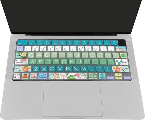 Keyboard Cover for MacBook Pro 14''/16'' (A2442 A2779 A2918 A2992 A2485 A2780 A2991) M1 M2 M3 Pro/Max, MacBook Air 13.6''/15'' (A2941 A3114 A2681 A3113) M2 M3, Flamingo in Saudi Arabia