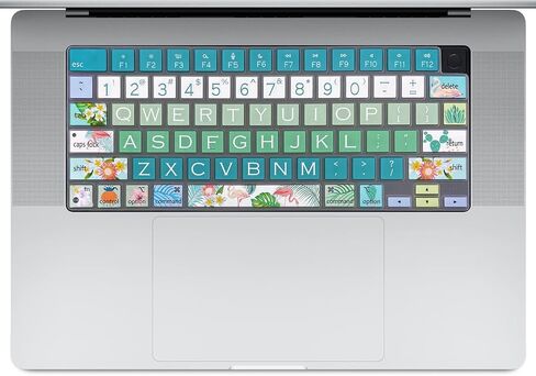 Keyboard Cover for MacBook Pro 14''/16'' (A2442 A2779 A2918 A2992 A2485 A2780 A2991) M1 M2 M3 Pro/Max, MacBook Air 13.6''/15'' (A2941 A3114 A2681 A3113) M2 M3, Flamingo in Saudi Arabia