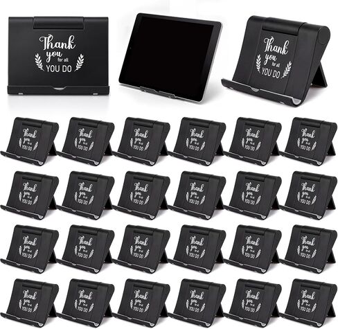Qunclay 48 Pcs Employee Appreciation Gift Bulk, Desk Phone Stand, Black in Saudi Arabia