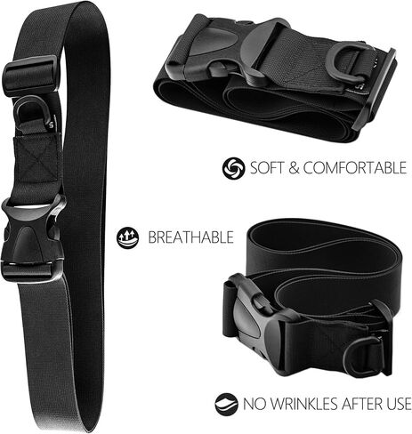 SAMSFX Fishing Wader Belt Wading Belts for Surf Casting Kayak Fishing Accessories Waders Straps, 2-inches in Width Webbing in Saudi Arabia