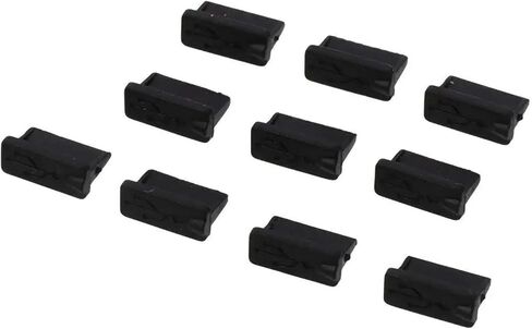 120 Pcs Rubber USB A Type Female Plugs Stopper Black 13 X 5 X 8mm USB Female Port Cover Caps USB Port Plugs Dust Cover in Saudi Arabia
