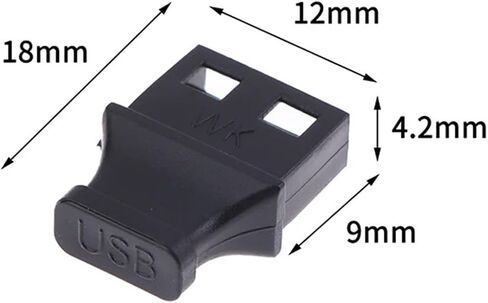 30Pcs Type-A USB Port Anti-Dust Covers - Handle Design for Laptop/Computer Unused Interfaces in Saudi Arabia