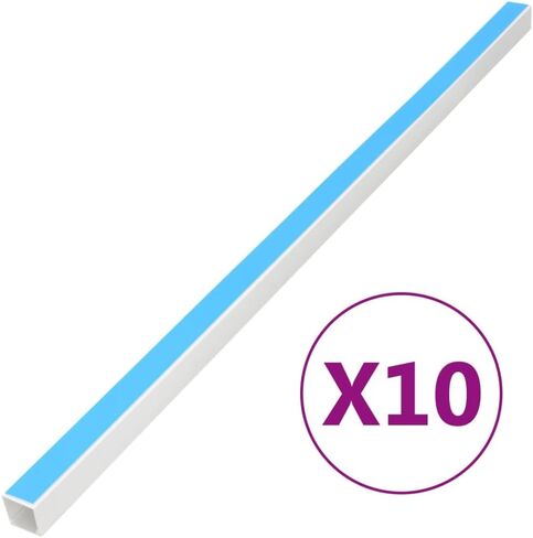 Gecheer Cable Trunking Flexible SelfAdhesive for Organizing Cables At Home or Office White PVC 15x10 Mm 10 M in Saudi Arabia