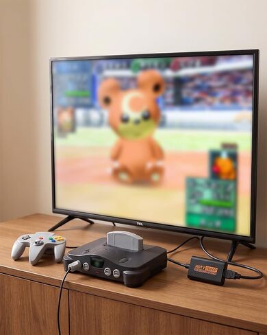 JZW-Shop N64 HDMI Converter Compatible with N64, SNES, SFC NGC Game Console in Kuwait