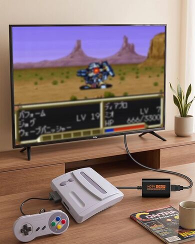JZW-Shop N64 HDMI Converter Compatible with N64, SNES, SFC NGC Game Console in Kuwait
