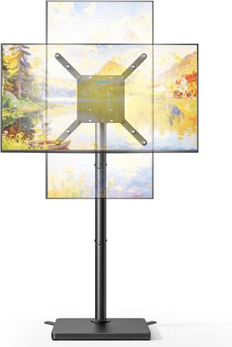 Pegzone Floor TV Stand with 90° Rotation for 32-65 inch TVs up to 88lbs in Saudi Arabia