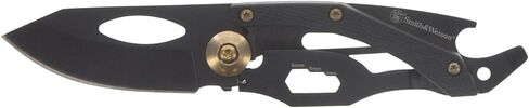 Smith & Wesson Multi-Tool 5.5in Stainless Steel Folding Knife with 2in Drop Point Blade and S.S. Handle for Outdoor, Tactical, Survival and EDC in Kuwait
