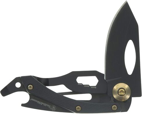 Smith & Wesson Multi-Tool 5.5in Stainless Steel Folding Knife with 2in Drop Point Blade and S.S. Handle for Outdoor, Tactical, Survival and EDC in Kuwait