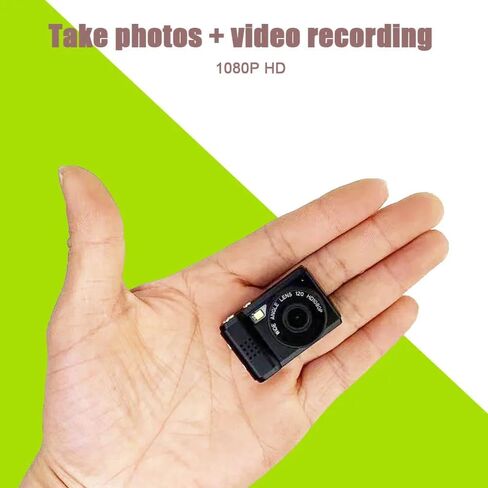 Mini Keychain Digital Camera with Flash 128GB Card 2MP 0.96" 1080P Display Pocket Size Long Battery Life Portable Small Tiny Video Recorder for Travel Party Fun Vlog Gifts Beginners (Bla!ck) in Kuwait