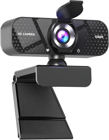 TRAUSI 1080P USB Webcam with Mic, Privacy Cover, Plug‑Play for Streaming, Calls Beiyon in Saudi Arabia