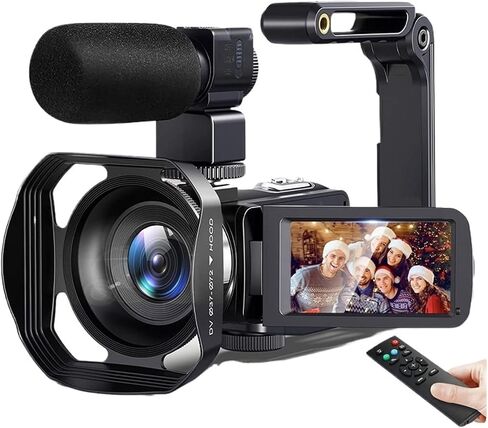 8K Video Camera 64MP Digital 18X Igital Zoom Recorder 3 Inch LCD Touch Screen Portable Recording Camcorder in Saudi Arabia