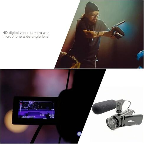 High Definition Digital Video Camera With Microphone Wide-angle Lens Home in Saudi Arabia