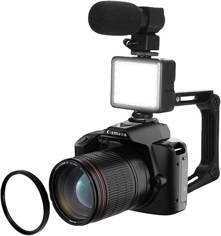 4k Dual-Camera Night Vision Video Cameras 64mp WiFi Digital Camera with Light in Saudi Arabia