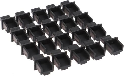30 Pcs RJ45 Network Port Protective Rubber Cover Network Connector End Cap Clean Protection Plug Accessories in Kuwait