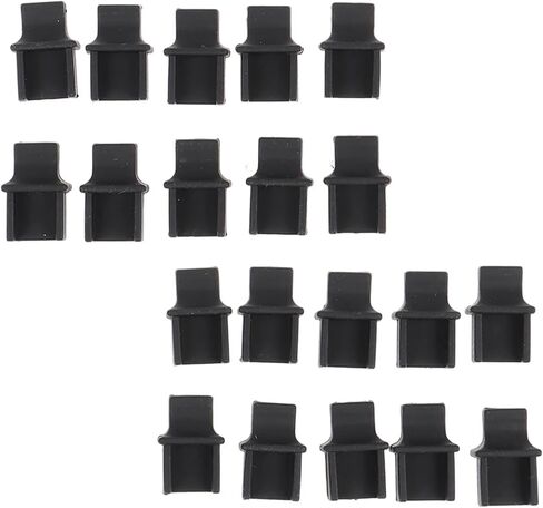 30 Pcs RJ45 Network Port Protective Rubber Cover Network Connector End Cap Clean Protection Plug Accessories in Kuwait