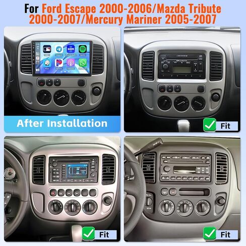 Android 15 Car Stereo for Ford Escape 2000-2006 Mazda Tribute 2000-2007 in Saudi Arabia