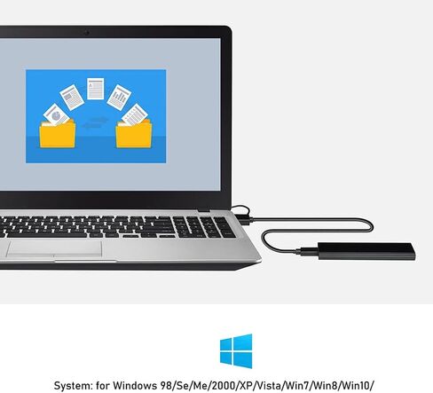 M.2 NVMe + SATA to USB Enclosure for B+M Key/M Key SSDs USB-C in Saudi Arabia