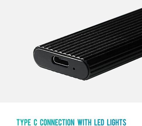 M.2 NVMe + SATA to USB Enclosure for B+M Key/M Key SSDs USB-C in Saudi Arabia