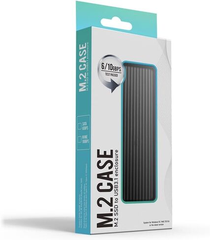 M.2 NVMe + SATA to USB Enclosure for B+M Key/M Key SSDs USB-C in Saudi Arabia
