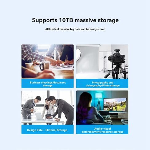 HDD Enclosure SATA to USB 3.0 3.5in Case for 2.5/3.5in HDD/SSD in Saudi Arabia