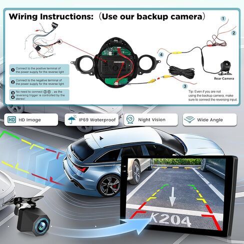 4+64 Volxcereo Car Radio for Mini Cooper R56 2007 2008 2009 2010 2011 2012 2013 2014, 9 inch Android Touchscreen Stereo with Carplay/Android Auto, Support Backup Cam/GPS/Bluetooth/SWC/EQ in Saudi Arabia