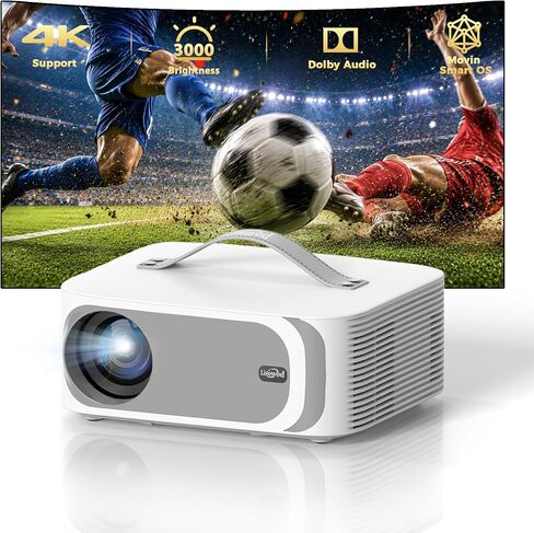 Portable-Outdoor-Projector with WiFi &Bluetooth, 50W Dolby Audio Proyector in Saudi Arabia
