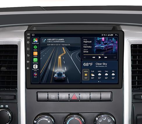 4 + 64G ROM Android 15 Car Radio for Dodge Ram 1500 2500 3500 2009-2012 in Saudi Arabia