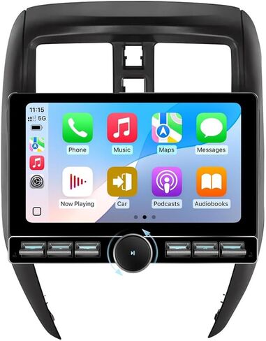 8 Core 4+64GB for Nissan Versa Sedan Radio 2015-2019 Android 15 Car Stereo Touchscreen Wireless Carplay Android Auto DSP Bluetooth GPS Navigation FM with Free Reverse Camera (inch, 10.8) in Saudi Arabia