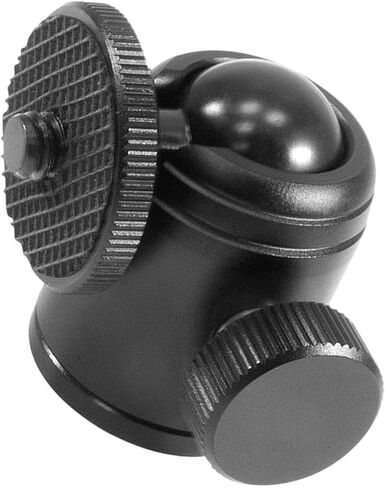 TIDTALEO Compact Ball Head Tripod Accessory with 1/4 and 3/8 Nut, Aluminum Alloy Construction, 360° Rotation for Steady Placement, Lightweight Camera Mount for Photography and Video in Saudi Arabia