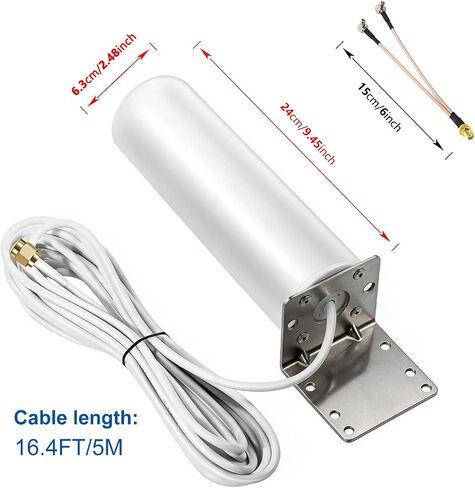 High Gain 10dBi Wide-Band 5G 4G LTE WiFi Outdoor SMA/TS9 Connector Antenna in Kuwait