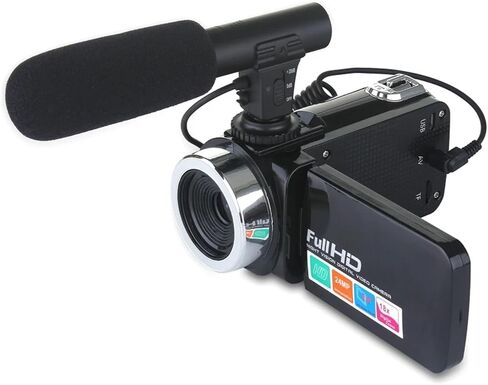 Professional 24MP Digital Camera, Night Vision Device, 3-inch LCD Touch Screen, 18x Zoom, and Microphone Wide-ANG in Saudi Arabia