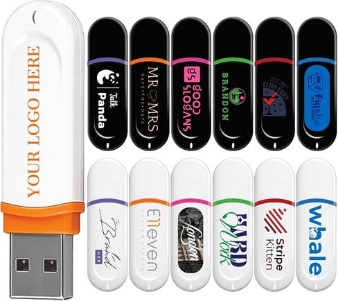 10 Pack Custom USB 3.0 Flash Drive 16GB, Logo Personalized Drive in Saudi Arabia