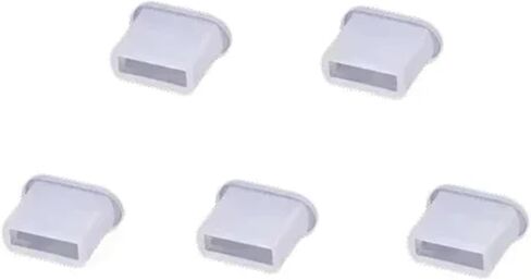 140 Pcs Silicone Data Cable Charging Port Protective Cover Anti Dust Stopper Cap for Data Line(Style 2) in Kuwait