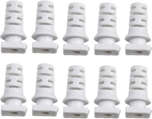 Rubber Cord Protector Cable Gland Connector for Power Tool and Drill Cables Strain Relief Sheath 3.5mm 4mm 5mm 10 Count(3.5mm-white) in Saudi Arabia