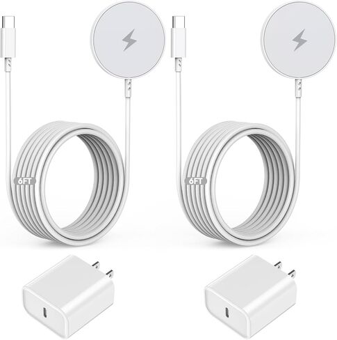[Apple MFi Certified] Magnetic Charger,Wireless Charger Fast Charging 6Feet in Saudi Arabia