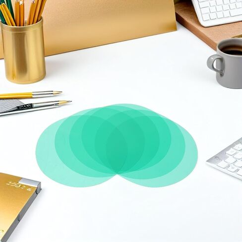 15pcs Green Self Adhesive Pet Light Filter Sheets for Spotlights in Saudi Arabia