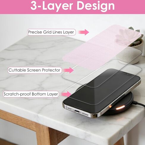 Cut to Fit Screen Protector, 4 Pack 295 * 210mm Universal Trimmable Screen Protective, Film Clear PET Customizable Touchscreen Protection,Anti Scratch Cuttable for Tablet,GPS,Navigation,Camera in Saudi Arabia