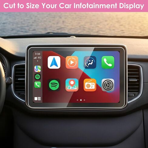 Cut to Fit Screen Protector, 4 Pack 295 * 210mm Universal Trimmable Screen Protective, Film Clear PET Customizable Touchscreen Protection,Anti Scratch Cuttable for Tablet,GPS,Navigation,Camera in Saudi Arabia