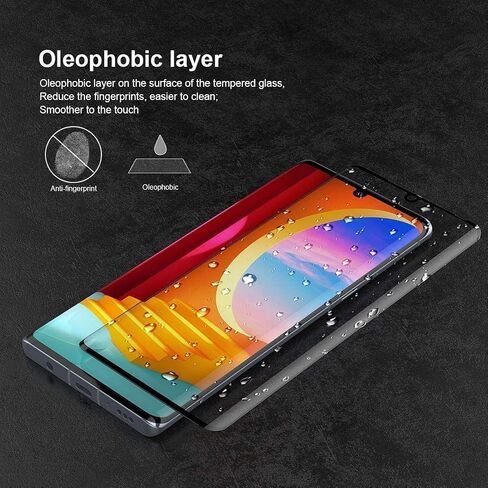 [ 3 Pack for LG Velvet/LG Velvet 5G Screen Protector Tempered Glass, HD Clear Scratch Resistant Bubble Free Anti-Fingerprints 9H Hardness in Saudi Arabia