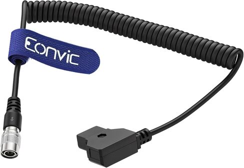 Hirose 4Pin Male to Anton Bauer D-Tap for Zoom F8 Sound Devices 633/644/688 (Straight Cable) in Kuwait