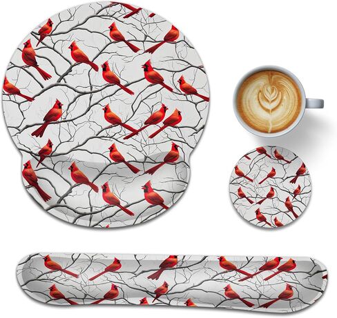 Marble Ergonomic Memory Foam Wrist Rest Set for Keyboard and Mouse,Blue Gold Flowing Marble Supportive Mouse Pad with Non Slip Base for Office Work and Gaming in Kuwait