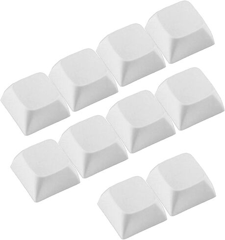 10PCs 1U XDA Profile Keycap Set Multi Color PBT Blank Keycaps Mechanical Keyboard Installation Stylish Keycaps in Kuwait