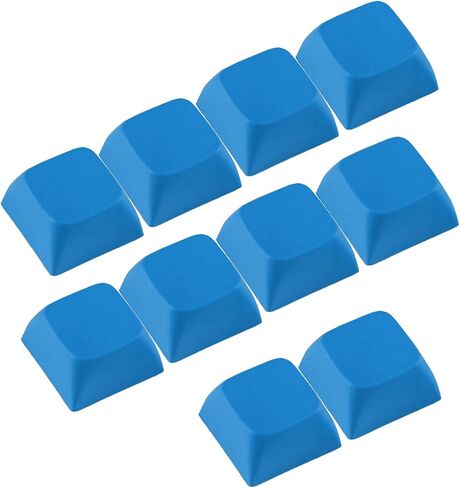 10PCs 1U XDA Profile Keycap Set Multi Color PBT Blank Keycaps Mechanical Keyboard Installation Stylish Keycaps in Kuwait